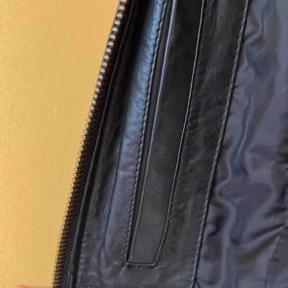 Andrew Marc xxl leather men’s jacket lined pockets outside and inside - Picture 10 of 12